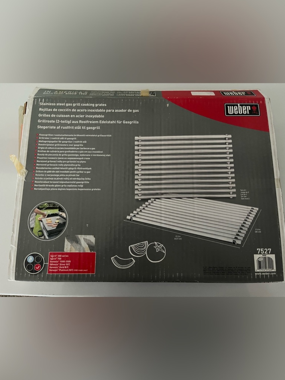 Weber Stainless Steel Grates 7527